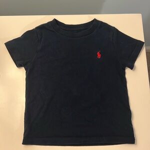 Toddler Ralph Lauren t shirt, size 2T (24 months), navy blue